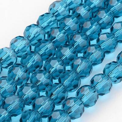 Transparent Glass Bead Strands