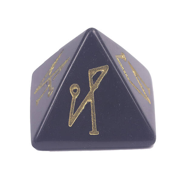 Pyramid Reiki Natural Obsidian Display Decorations