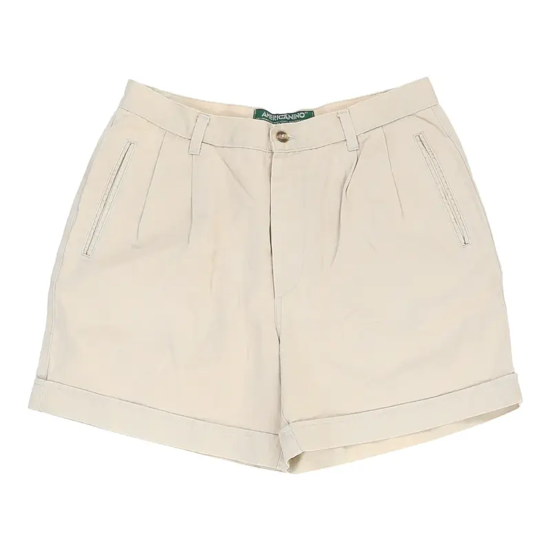 Americanino Shorts - 30W UK 10 Cream Cotton