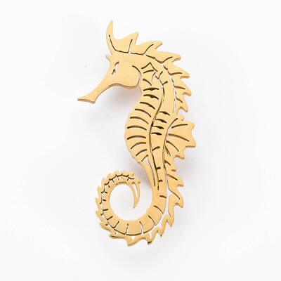 Sea Horse Brooch