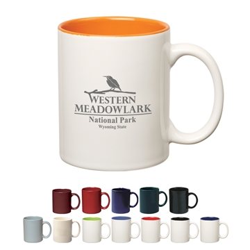 144 Promotional 11 oz Colored Stoneware Mug With C-Handle - FDA ...