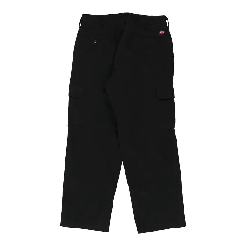 Red Kap Cargo Trousers - 33W 29L Black Cotton Blend