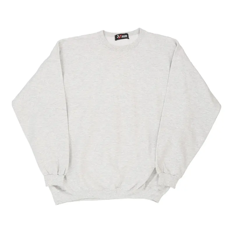 Chase Authentics Nascar Sweatshirt - Large Grey Cotton Blend