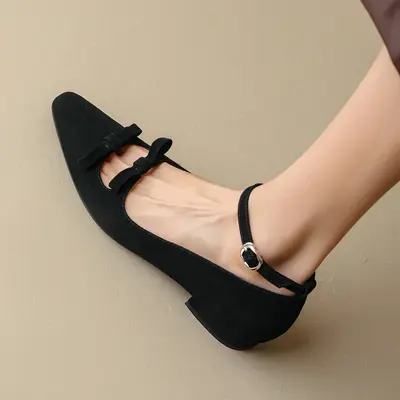 CHIKO Yasmine Square Toe Block Heels Pumps Shoes
