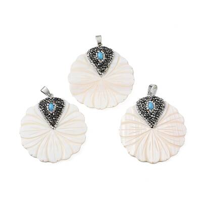 Natural White Shell Pendants