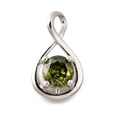 925 Sterling Silver Pave Cubic Zirconia Pendants