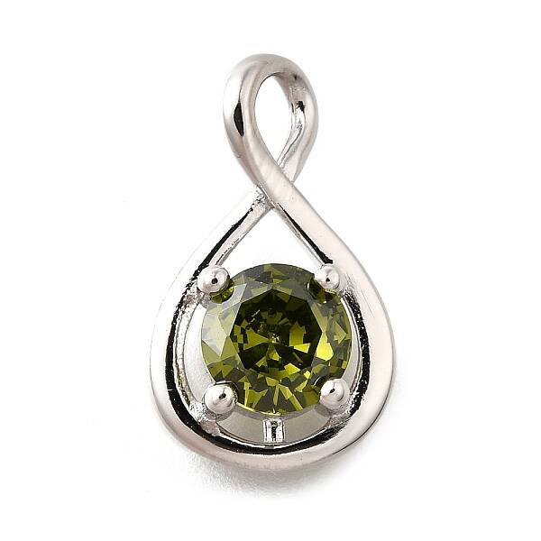 925 Sterling Silver Pave Cubic Zirconia Pendants