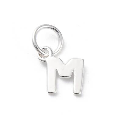 925 Sterling Silver Letter Charms