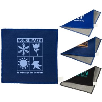 250 Customized Double-Sided Microfiber Cleaning Cloth - Textured ...