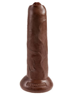 King Cock 9 Uncut - Brown