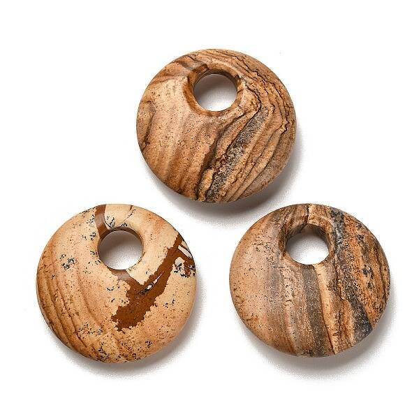Natural Picture Jasper Pendants
