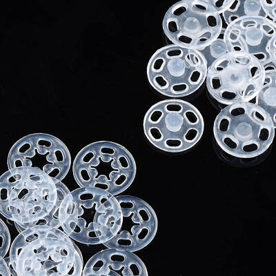 Transparent Resin Snap Fasteners