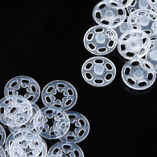 Transparent Resin Snap Fasteners