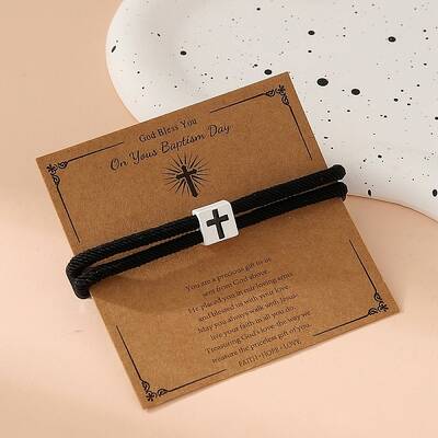Alloy Rope String Bracelets for Woman Men
