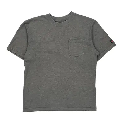 Dickies T-Shirt - Large Grey Cotton Blend