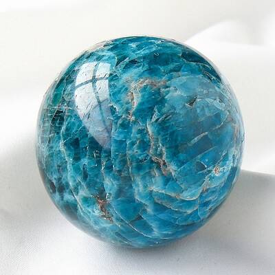 Natural Apatite Crystal Ball
