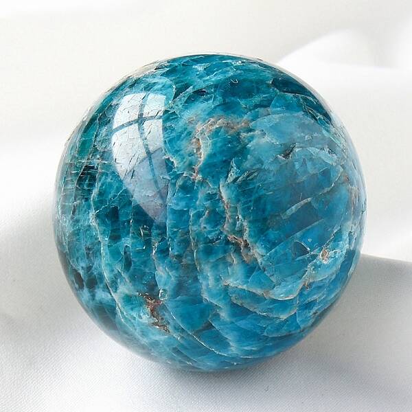 Natural Apatite Crystal Ball