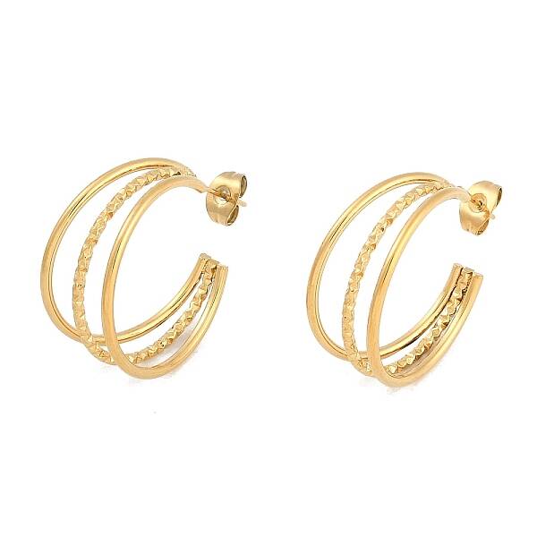 Ion Plating(IP) 304 Stainless Steel Stud Earring
