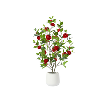 VeriNatural 4FT Adds Elegance And Color & Aesthetic Plants Artificial Camellia Sinensis Tree