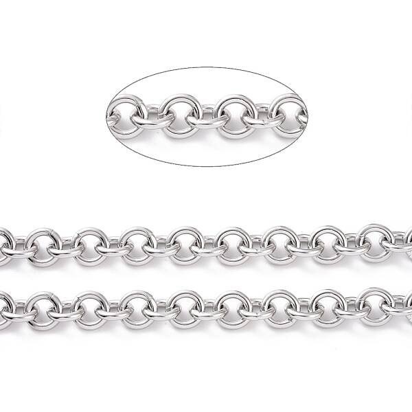 Tarnish Resistant 304 Stainless Steel Rolo Chains
