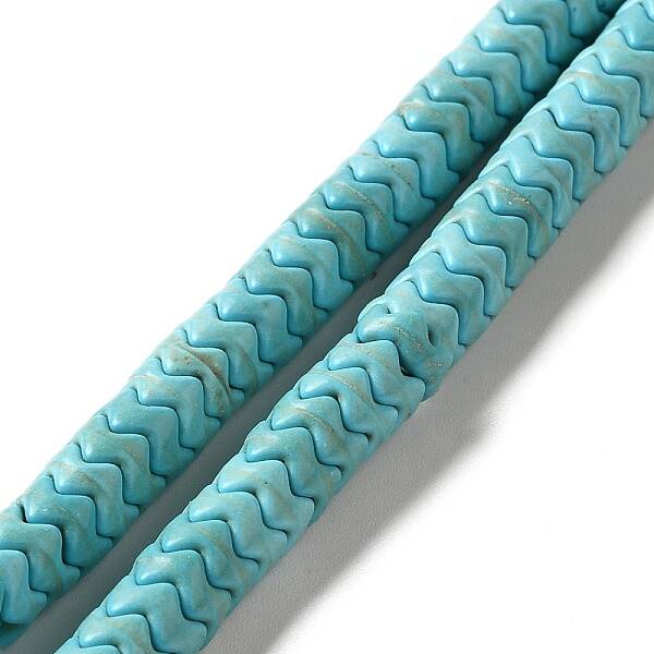 Synthetic Turquoise Dyed Beads Strands