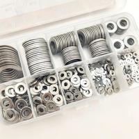 Flat Washer Set with Storage Box, Flat Washers Assortment Kit for Summer, Assorted Hardware Lock Washers Kit, Fender Washers...