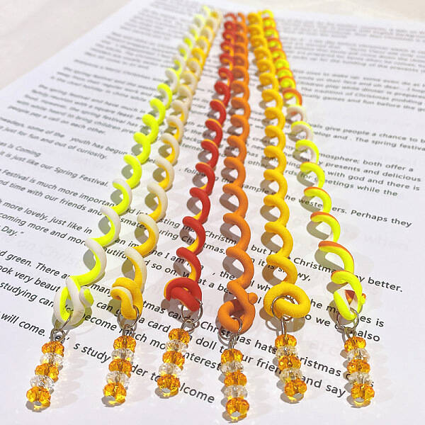 Synthetic Rubber Hair Styling Twister Clips
