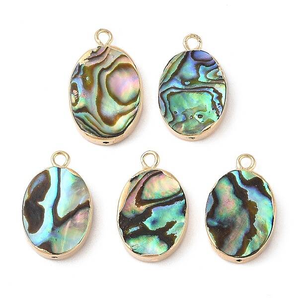 Natural Paua Shell Pendants