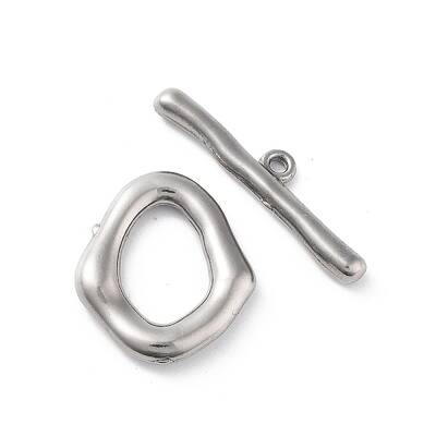 Non-Tarnish 304 Stainless Steel Toggle Clasps