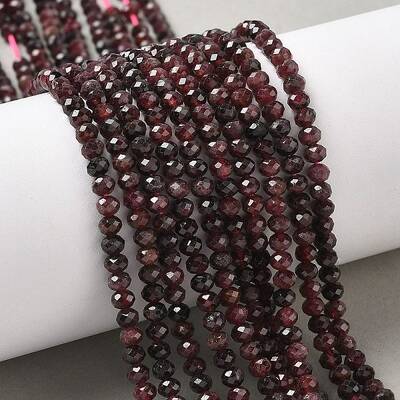 Natural Garnet Beads Strands