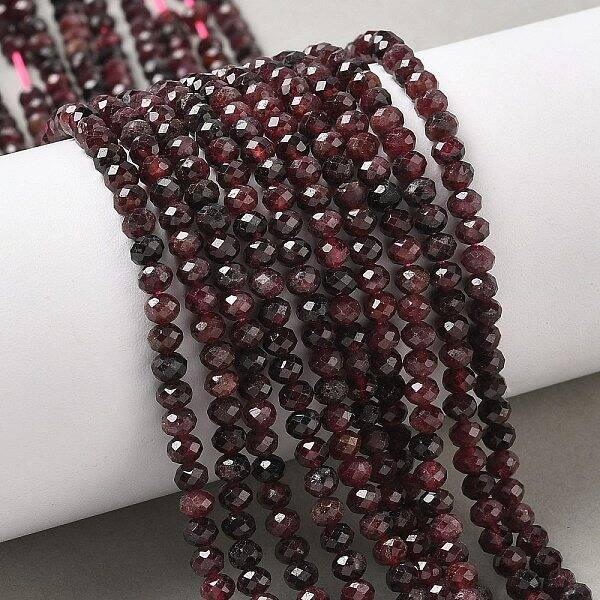 Natural Garnet Beads Strands