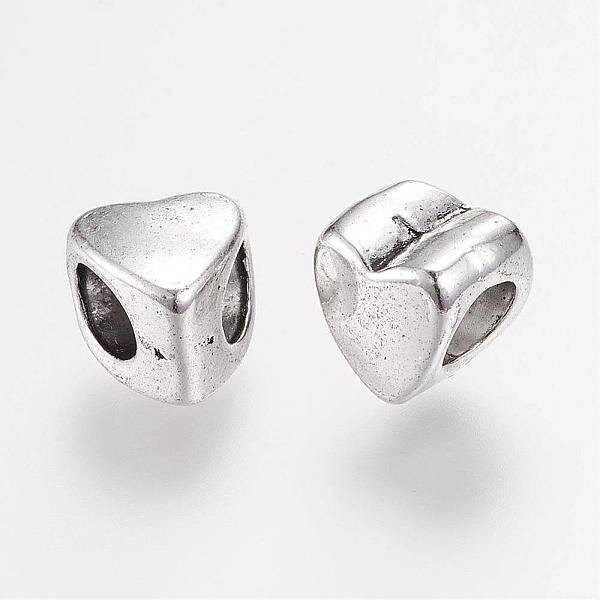 Tibetan Style Alloy European Beads