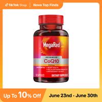 MegaRed Health High-content Coenzyme Q10 Soft Capsule for Staying Up Late to Protect Heart and Myocardium 200mg*90 Pills/60Pi...