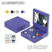 ANBERNIC RG 34XXSP Handheld Game Console 3.4-inch RG34XXSP Foldable Handheld Console Linux 64-bit System With Double Joystick...