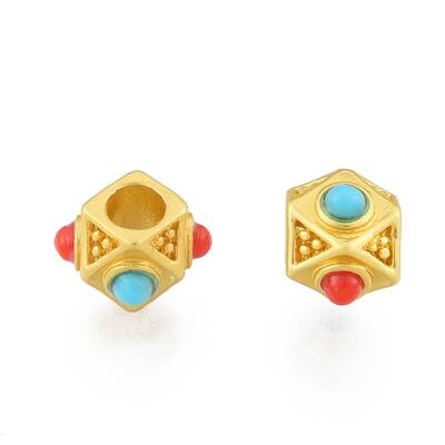 Alloy Enamel Beads