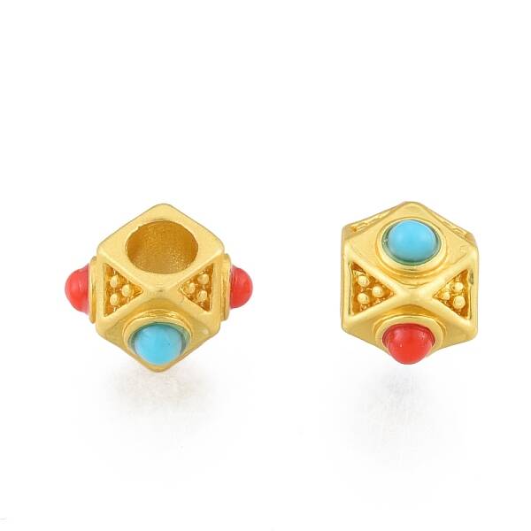 Alloy Enamel Beads