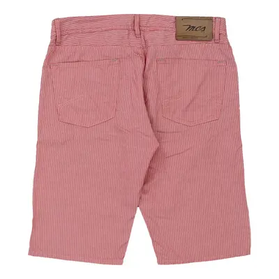 Marlboro Classics Striped Shorts - No Size Pink Cotton