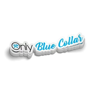 Only Blue Collar 6 Inch Decal