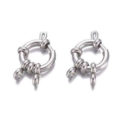 Tarnish Resistant 304 Stainless Steel Spring Ring Clasps