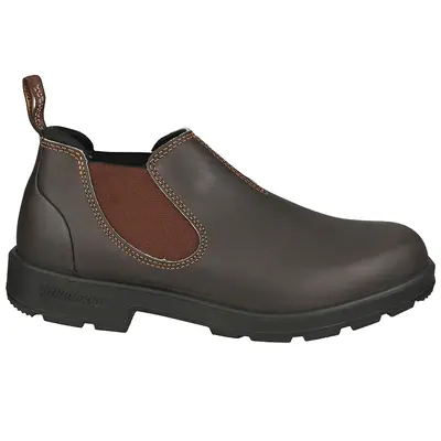 Blundstone 2038 Leather Unisex Slip On Shoes - Brown - Size:US 13 Women / 11 Men