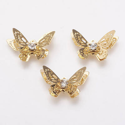 Brass Micro Pave Cubic Zirconia Pendants