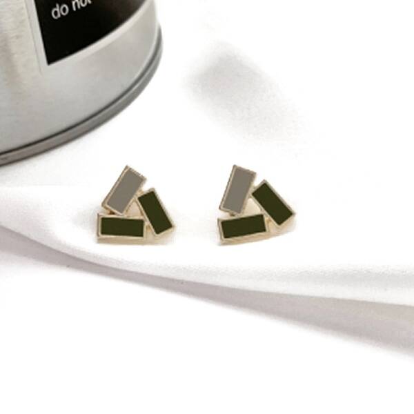 Alloy Enamel Earrings for Women