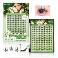ELYZZA Lash Extension Kit Bunny Elf Individual Lashes 10-12mm LC Curl Natural Look Soft Reusable Upgraded Material Faux Lash ...