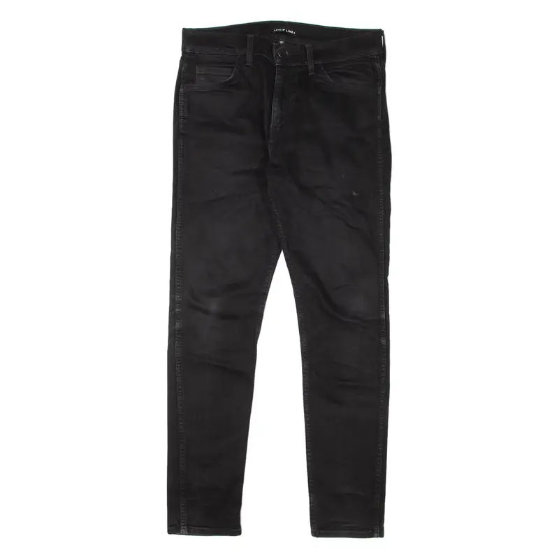 LEVI'S Line 8 Mens Jeans Black Slim Skinny W32 L32