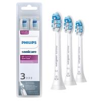 Philips Sonicare Optimal Gum Care replacement toothbrush heads, HX9033/65, BrushSync technology, White 3-pk Handle Oral Handl...