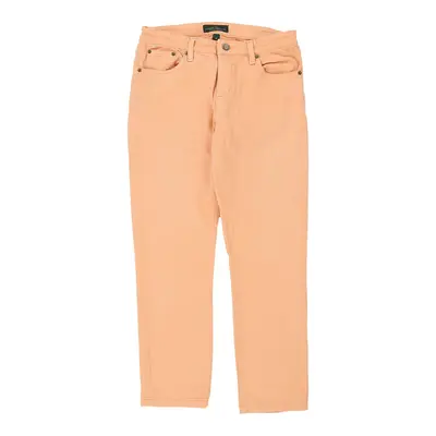 LRL Ralph Lauren Trousers - 30W UK 8 Orange Cotton | Size: UK 8