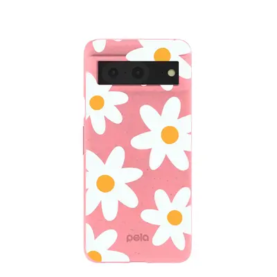 Bubblegum Pink Daisy Google Pixel 8 Case