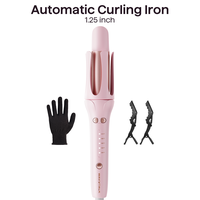 Wavytalk Automatic Curling Iron, 1.25 inch Automatic Hair Curler for Shiny & Effortless Curls, Anti Scald & Tangle-free, Rota...