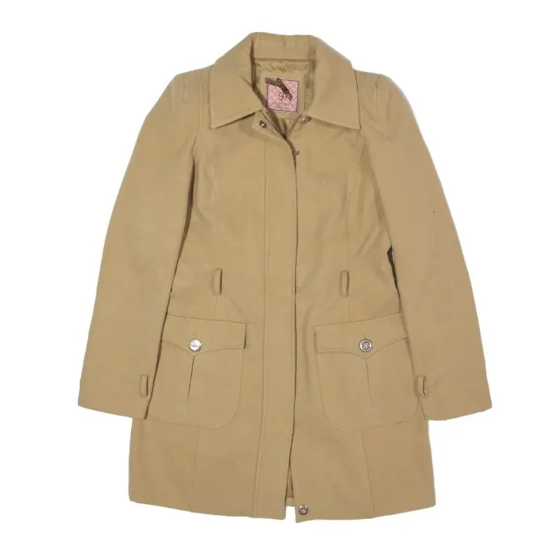 SILVIAN HEACH Overcoat Coat Beige Womens M