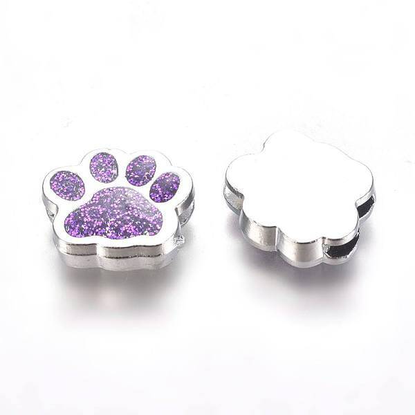 Alloy Enamel Slider Charms